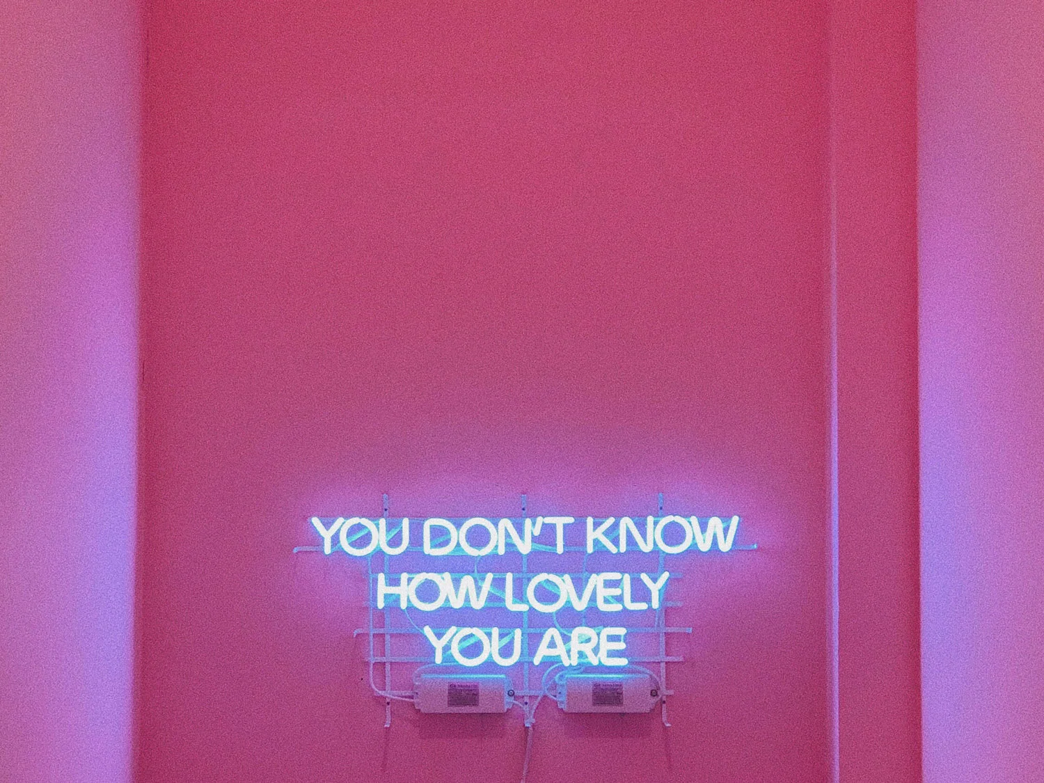 Neon: You don't know how lovely you are